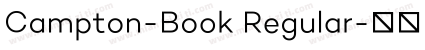 Campton-Book Regular字体转换